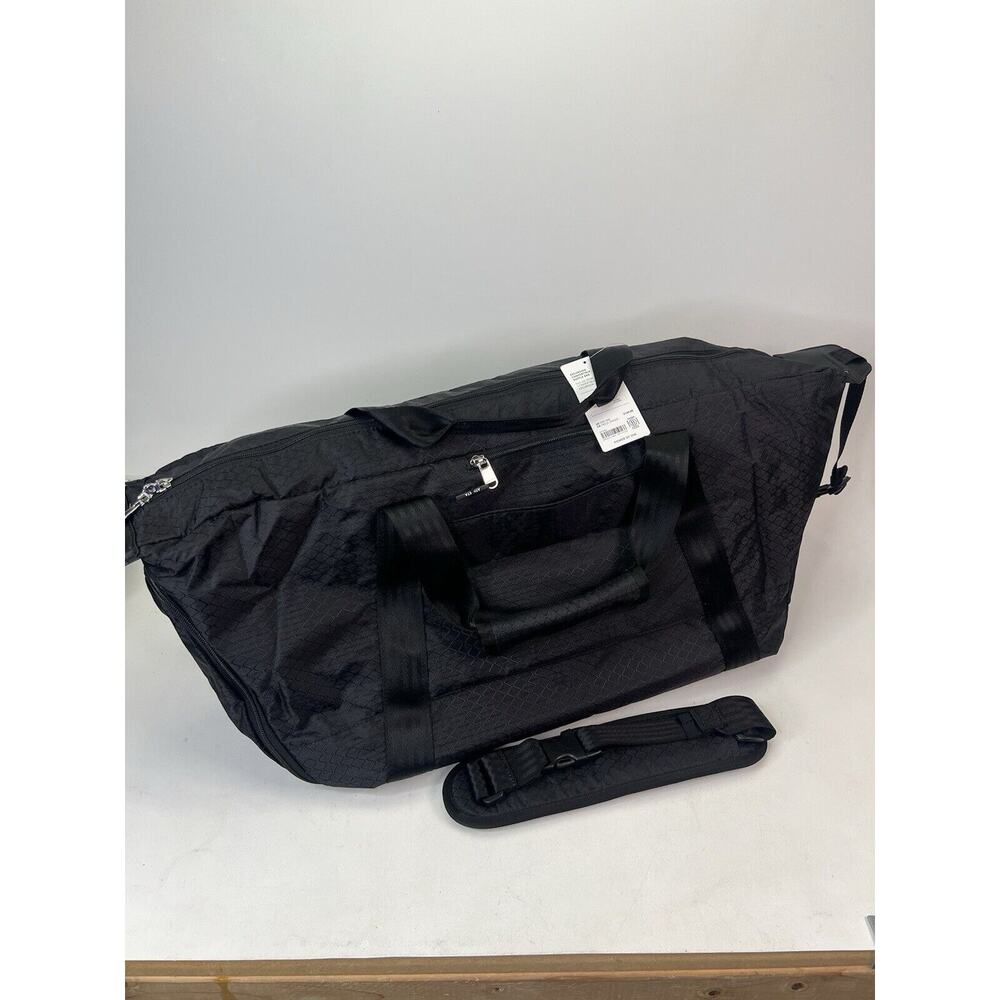 Athleta Excursion Convertible Duffle‎ Bag Black Travel Workout
